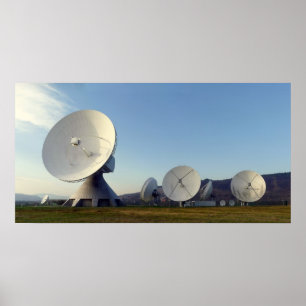 Satellit- maträtt poster