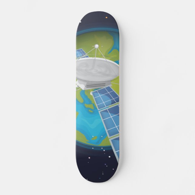 Satellit Mini Skateboard Bräda 18,7 Cm (Framsida)
