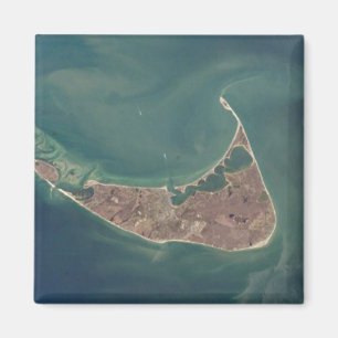 Satellit- Nantucket fotograferar Magnet