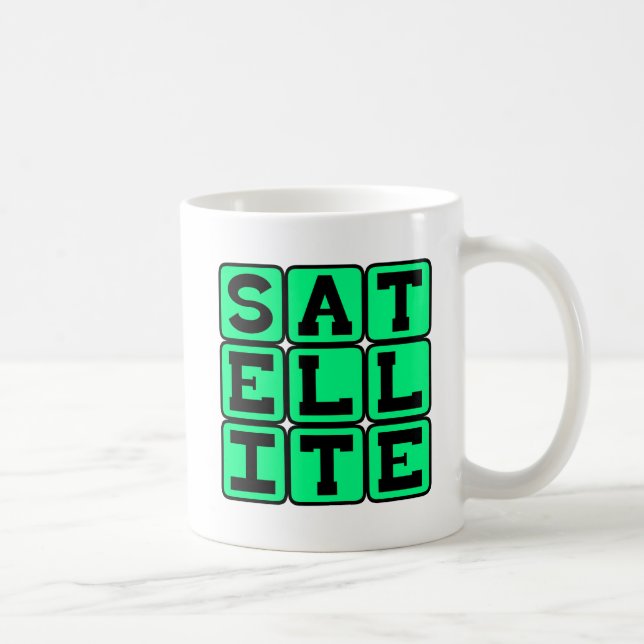 Satellit, Orbitande objekt Kaffemugg (Höger)