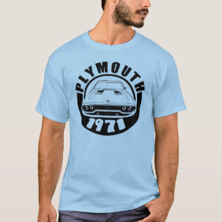 Satellit- skjorta 1971 för Plymouth Roadrunner Tee