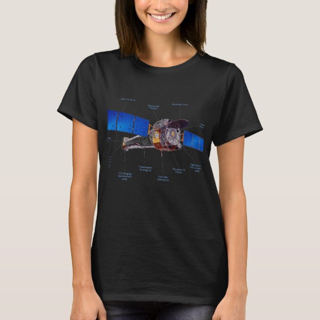 satellit- T T-shirt (Framsida)