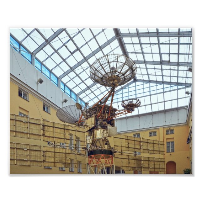 Satellite, Communications Museum, St. Petersburg Fototryck (Framsidan)