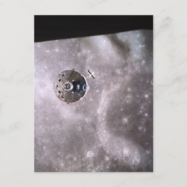 Satellite Orbitning i rymden Vykort (Framsida)