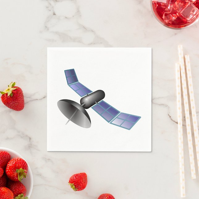 Satellite Papper Napkins Pappersservett (Skapare uppladdad)