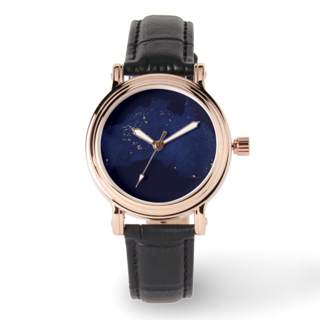 Satellite the Natt Ljus of Australia. Armbandsur (Framsida)
