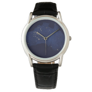 Satellite the Natt Ljus of Australia. Armbandsur