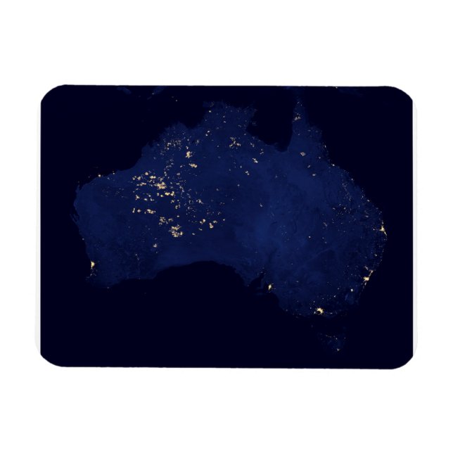 Satellite the Natt Ljus of Australia. Magnet (Horisontell)
