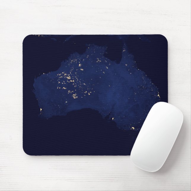 Satellite the Natt Ljus of Australia. Musmatta (Med mus)