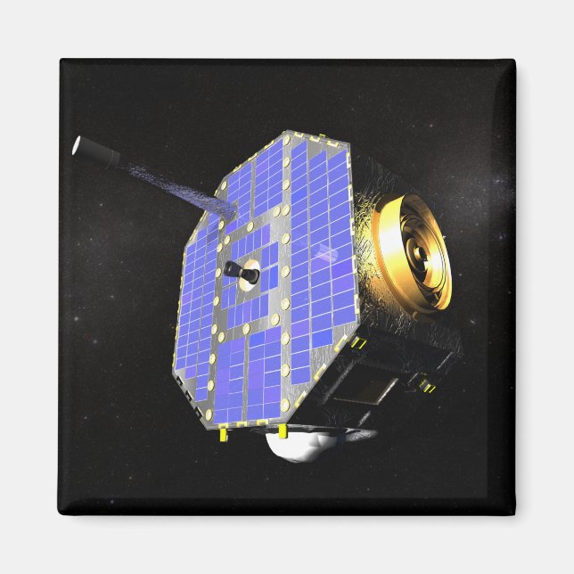 Satelliten Interstellar Boundary Explorer Magnet (Framsidan)