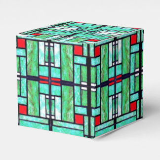 Satellitfoto Mosaic Geometric Favor Box Presentaskar