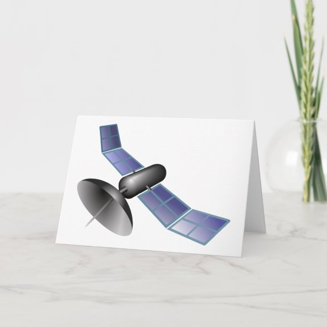 Satellithälsningskort Kort (Framsida)