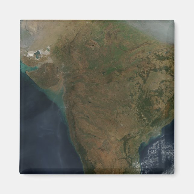 Satellitsyn på centrala Indien Magnet (Framsidan)