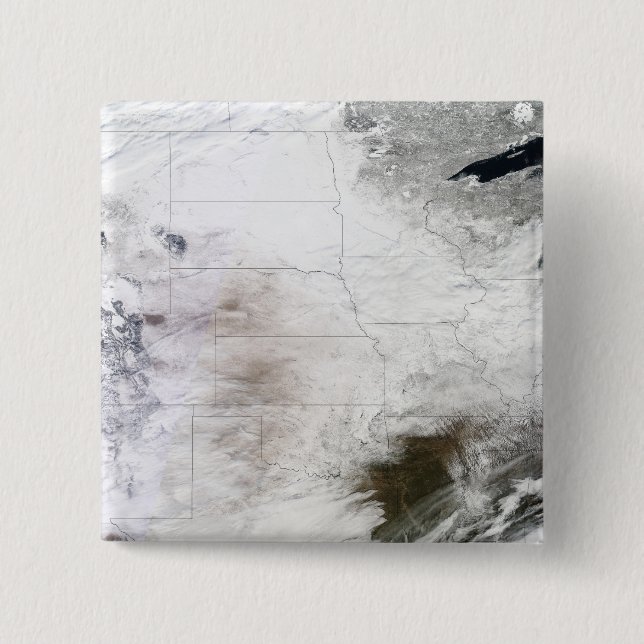 Satellitsyn på en kraftig vinterstorm över EU Knapp (Framsida)