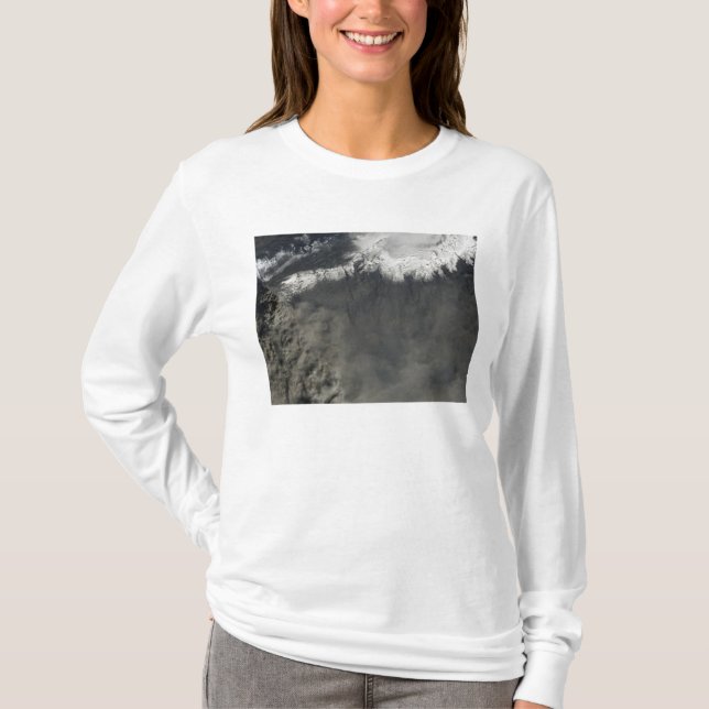 Satellitvy av en askkolv 4 t-shirt (Framsida)