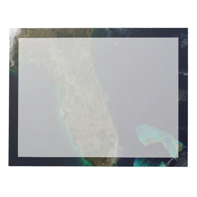 Satellitvy av Florida. Anteckningsblock (Framsida)