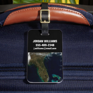 Satellitvy av Florida. Bagagebricka