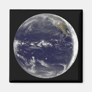 Satellitvy av jorden magnet