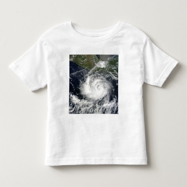 Satellitvy av Tropical Storm Darby Tee Shirt (Framsida)