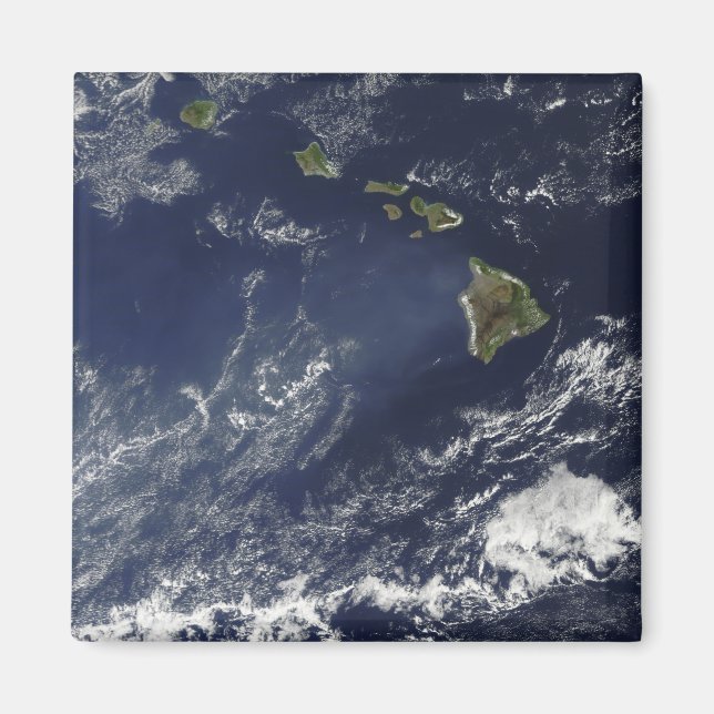 Satellitvy av vulkanisk dimma magnet (Framsidan)