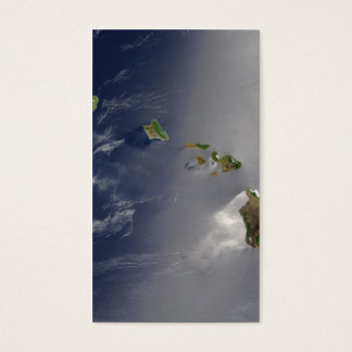 Satellitvy för Hawaiianska öarna Visitkort