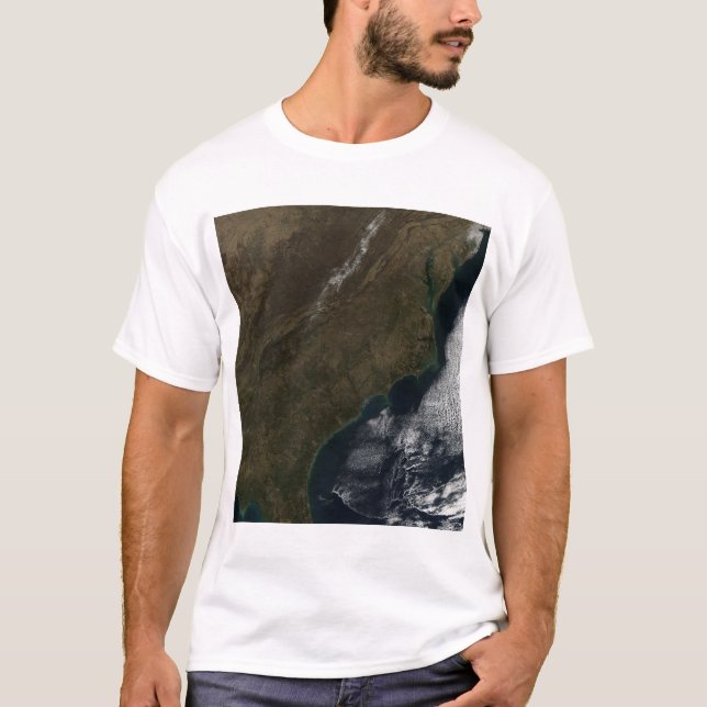 Satellitvy över den sydöstra Förenade staten Tee Shirt (Framsida)
