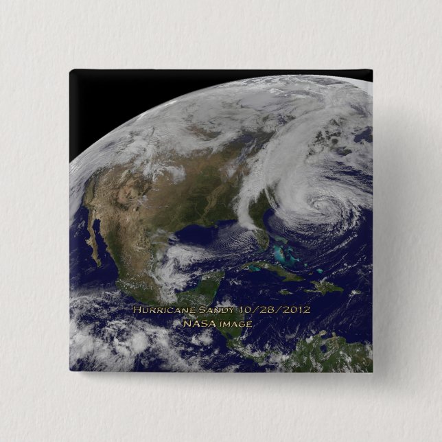 Satellitvy över orkanen Sandy Knapp (Framsida)