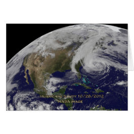 Satellitvy över orkanen Sandy OBS Kort