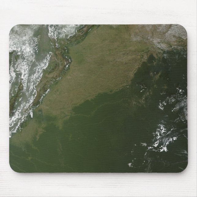 Satellitvy över östra Columbia Musmatta (Framsidan)