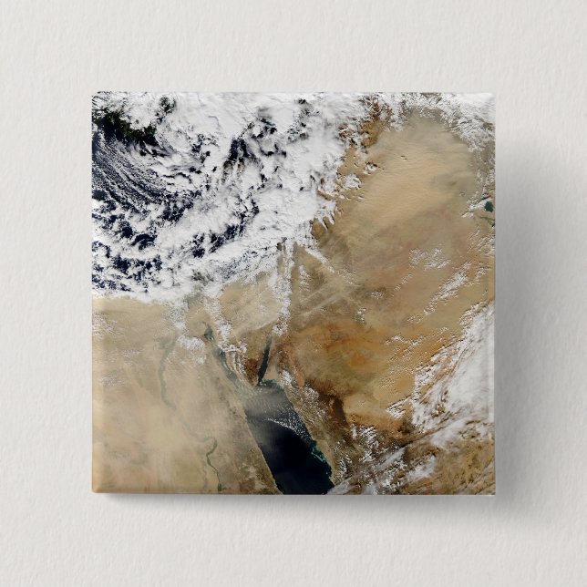 Satellitvy över Östran Medelhavet Knapp (Framsida)