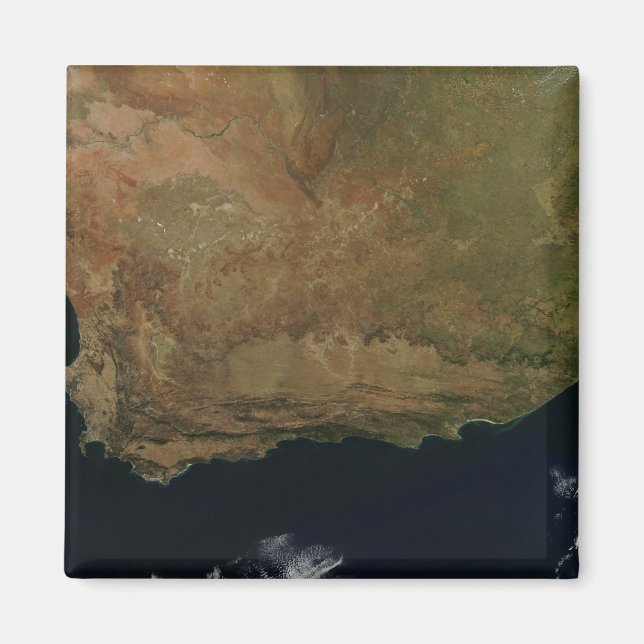 Satellitvy över syd-Afrikan Magnet (Framsidan)