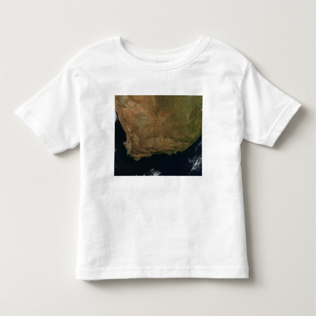 Satellitvy över syd-Afrikan T Shirt (Framsida)