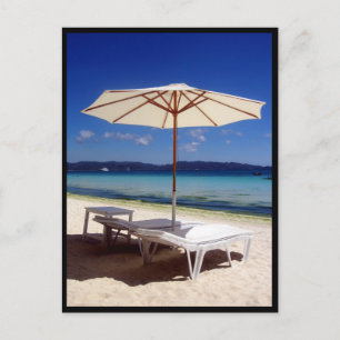säten i sol vid boracay vykort