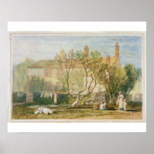 Säteri Hous för Joseph Mallord William turner   Poster