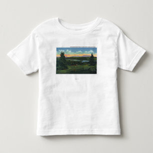 Säteribacke som förbiser Rangeley byplats T-shirt