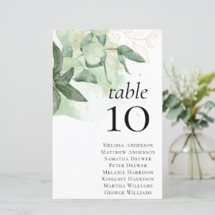 Sätesdiagram för Bröllop Bord i BUDGETEN