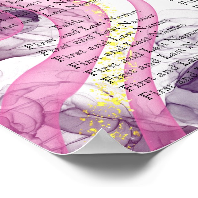 Sätesdiagram för bröllop poster (Hörn)