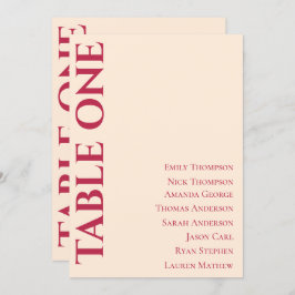 Sätesdiagram för contemporary Bord i Elegant bröll