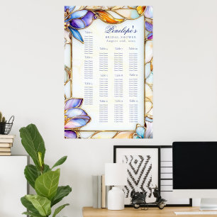 Sätesdiagram för fastsatt glasform, Möhippa Poster