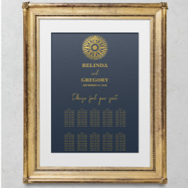 Sätesdiagram för passpass i bröllop, Bröllop Poster