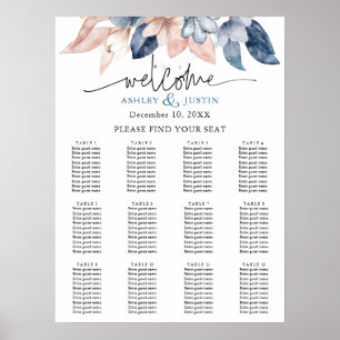 Sätesdiagram för tonad denim och snyggt poster
