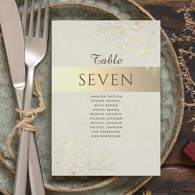 Sätesdiagram för vintage Bröllop i Guld (Skapare uppladdad)