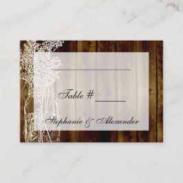 Sätesplatser för Mason Burk Frimärke Bord Placeringskort