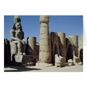 Sätesstatus för Ramesses II Hälsningskort