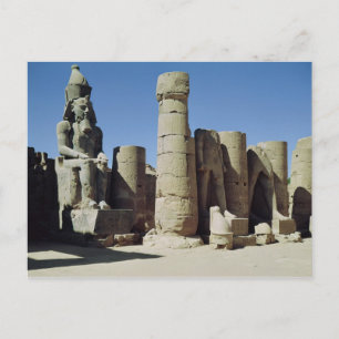 Sätesstatus för Ramesses II Vykort