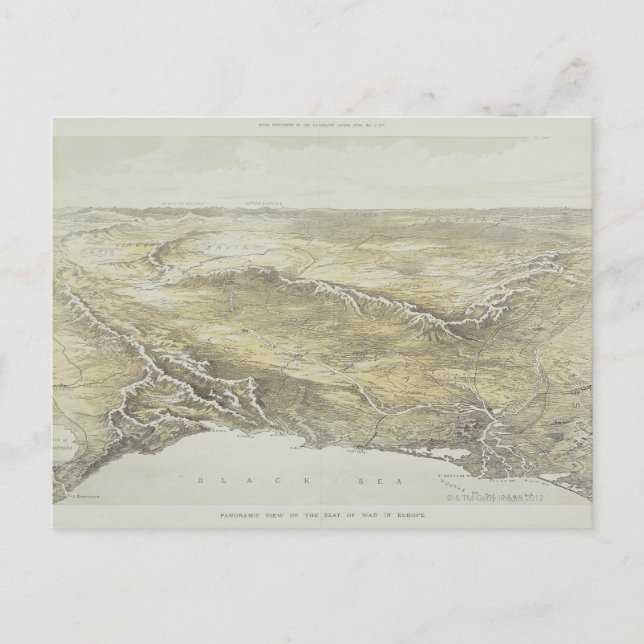 Sätet Krig i Europa Vykort (Framsida)