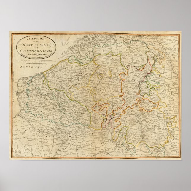 Sätet krig Nederländerna Poster (Framsidan)