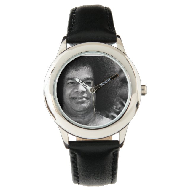 Sathya Sai Baba Stainless Steel Watch Armbandsur (Framsida)