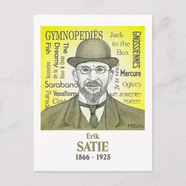 Satie Vykort (Framsida)