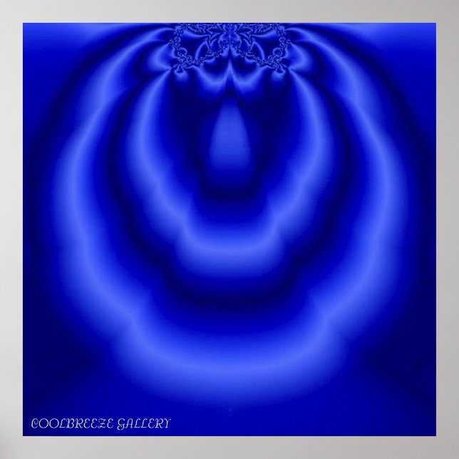 SATIN BLUES POSTER (Framsidan)